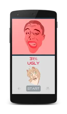 Camera Ugly Face Detector android App screenshot 1